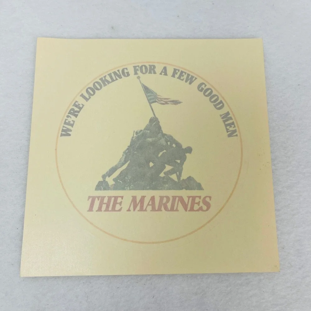 US Marine Corps Iwo Jima Decal Sticker Lot of 5 Few Good Men Vintage Style 6x6